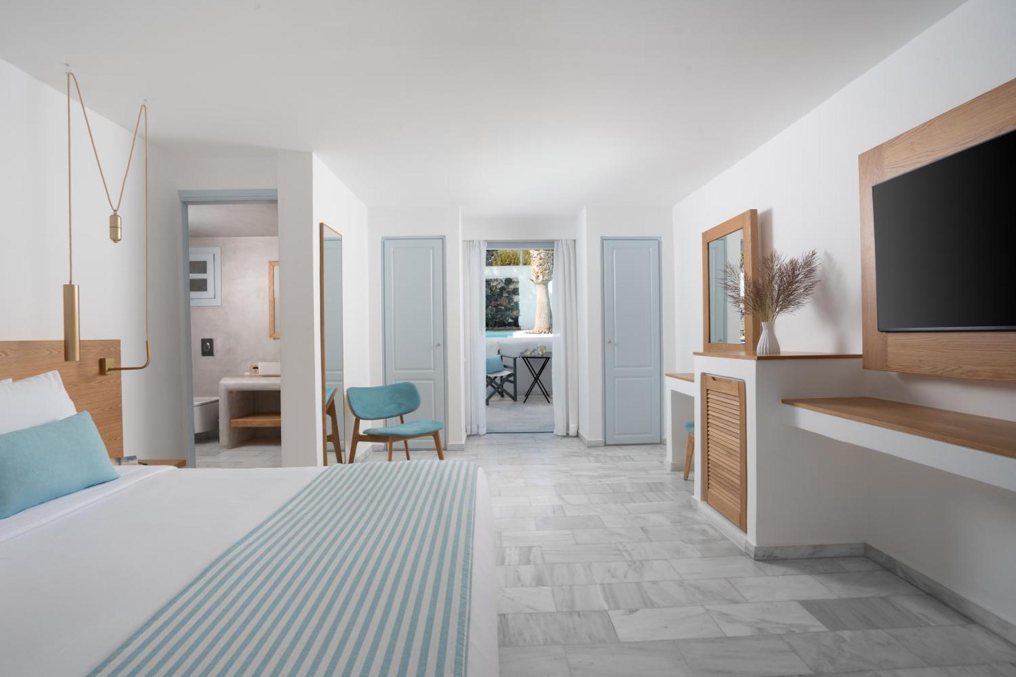 Santorini Kastelli Resort Kamári Exterior foto Deluxe Room