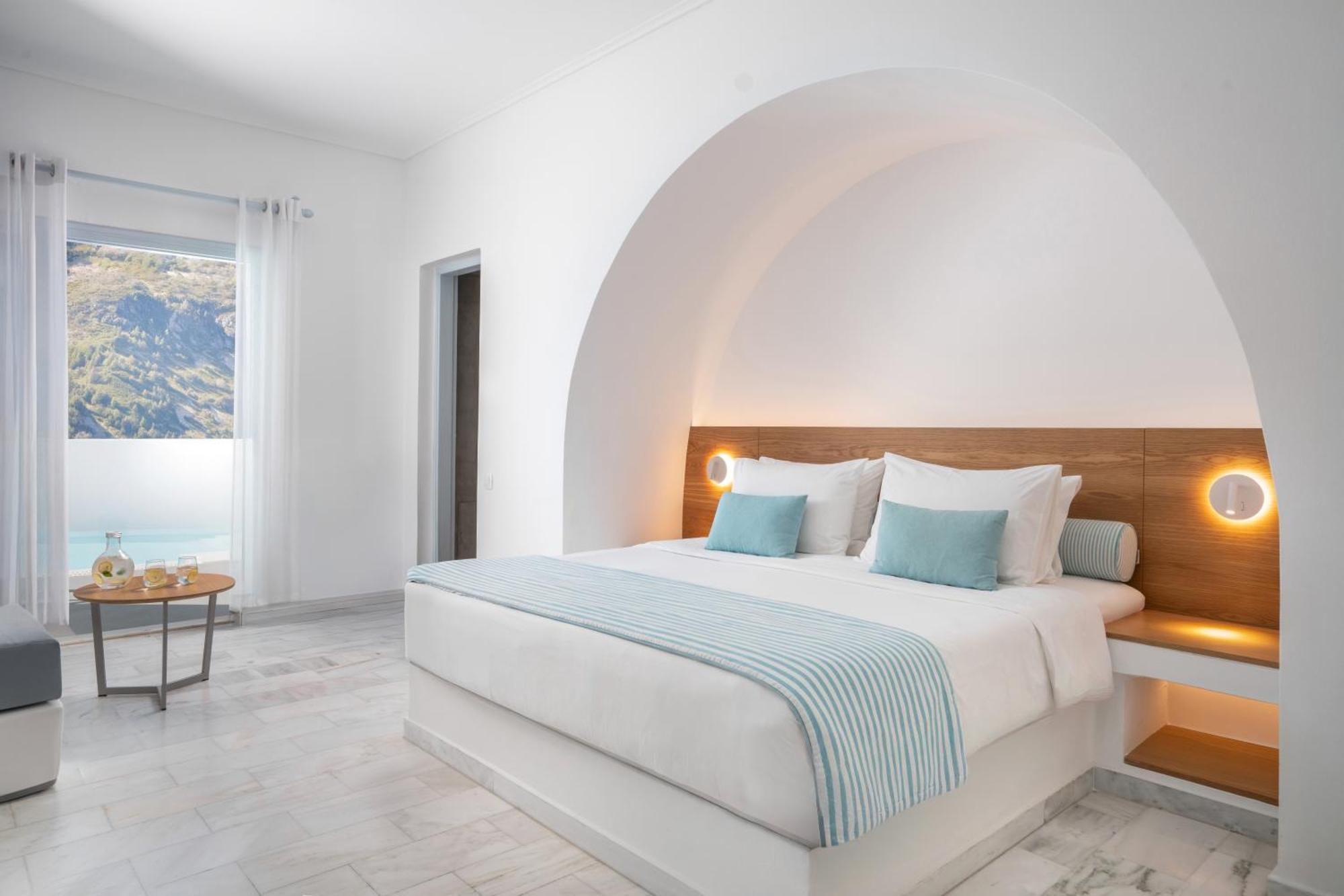 Santorini Kastelli Resort Kamári Exterior foto Deluxe Room with Sea View